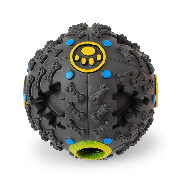 3 Color Squall Ball Pet Food Dropping Ball Pet Puzzle the Toy Dog Toy Sounding Toy Squeaky Ball round
