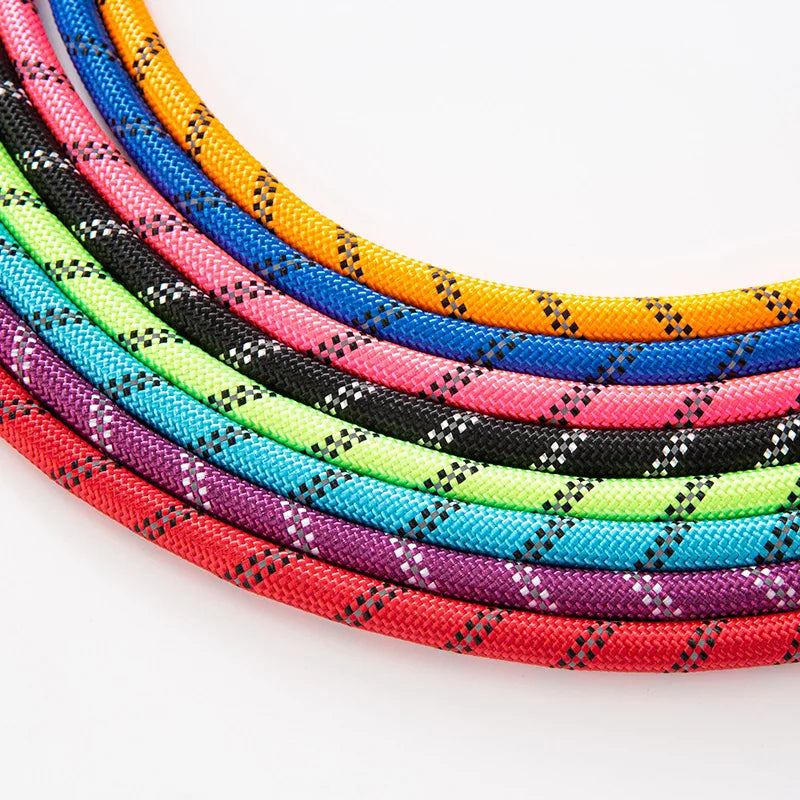 Reflective Dog Leash Strong Nylon Dog Leash For Large Medium Small Dog Leash Ropes Pet Accessories Golden Retriever Labradors