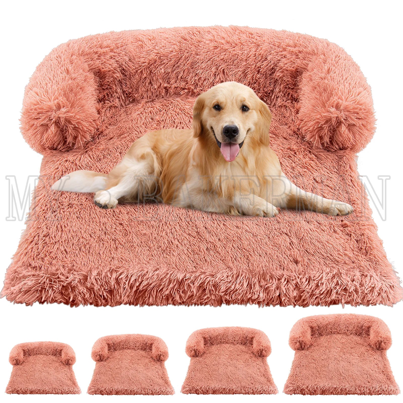 S-XXL  Pet Dog Bed Sofa For Dog Pet Calming Bed Warm Nest Washable Soft Furniture Protector Mat Cat Blanket Large Dogs Sofa Bed