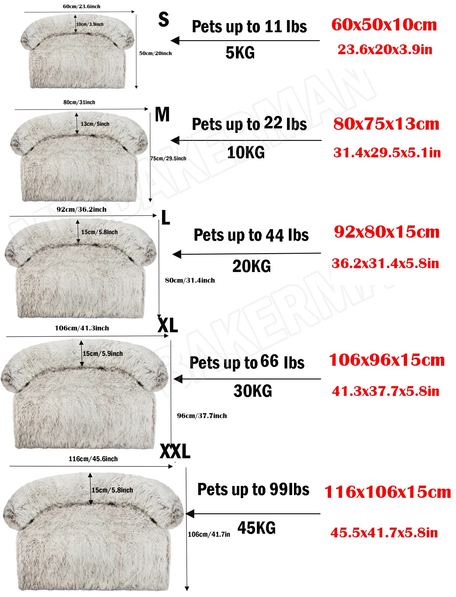 S-XXL  Pet Dog Bed Sofa For Dog Pet Calming Bed Warm Nest Washable Soft Furniture Protector Mat Cat Blanket Large Dogs Sofa Bed