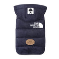 Blue/Gray Winter Warm Dog Clothes Hooded Thick Cotton Soft Pet Clothing Cat Puppy Dogs Coat Jackets S-XXL