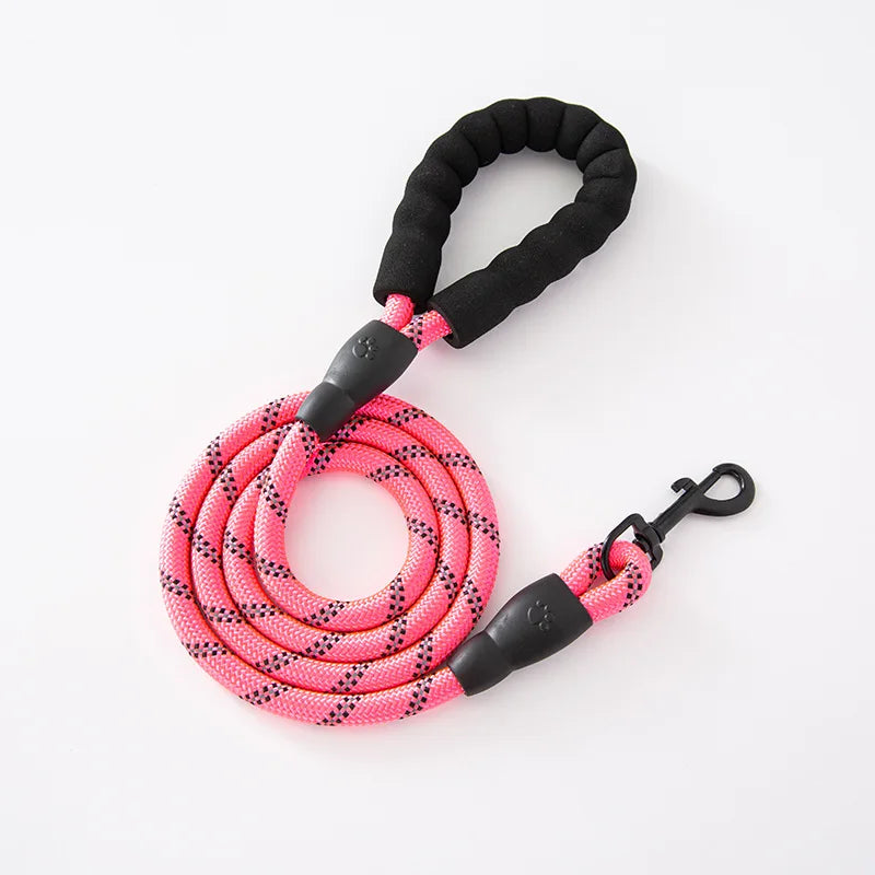 Reflective Dog Leash Strong Nylon Dog Leash For Large Medium Small Dog Leash Ropes Pet Accessories Golden Retriever Labradors