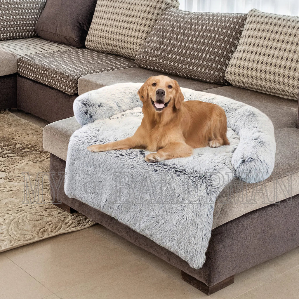 S-XXL  Pet Dog Bed Sofa For Dog Pet Calming Bed Warm Nest Washable Soft Furniture Protector Mat Cat Blanket Large Dogs Sofa Bed