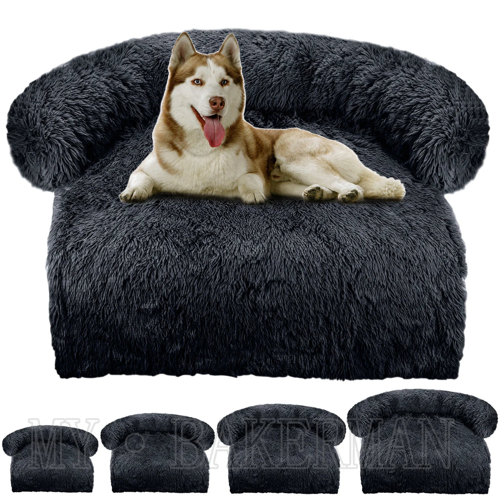 S-XXL  Pet Dog Bed Sofa For Dog Pet Calming Bed Warm Nest Washable Soft Furniture Protector Mat Cat Blanket Large Dogs Sofa Bed