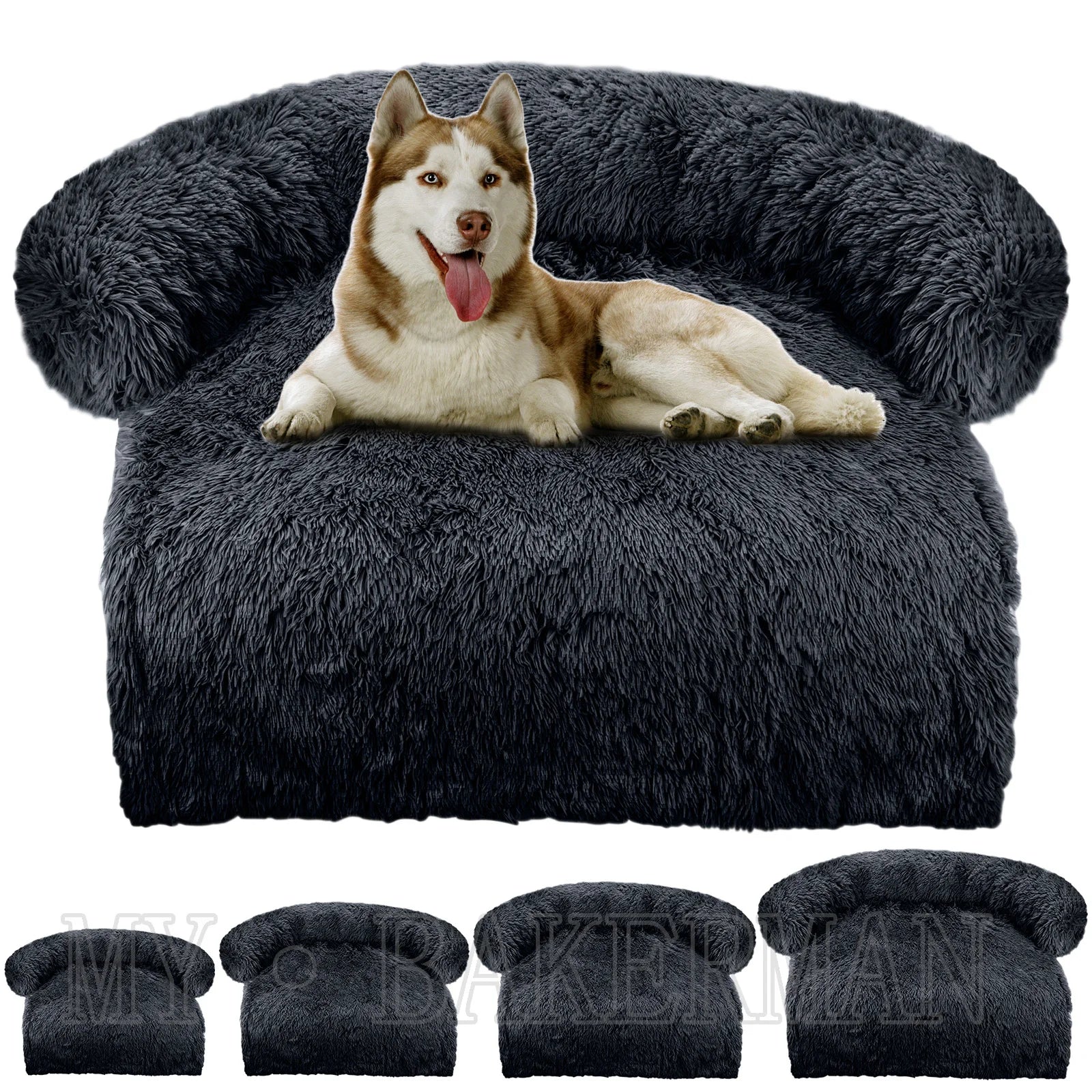 S-XXL  Pet Dog Bed Sofa For Dog Pet Calming Bed Warm Nest Washable Soft Furniture Protector Mat Cat Blanket Large Dogs Sofa Bed