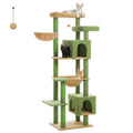 Large Cat Tree for Indoor Large Adult Cats, Multi-Level Cat Tower with Scratching Posts Super Large Hammock Cozy Condo Top Perch
