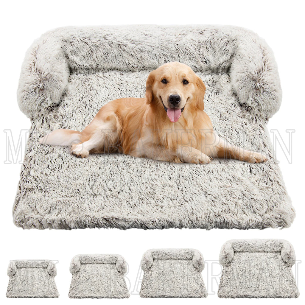 S-XXL  Pet Dog Bed Sofa For Dog Pet Calming Bed Warm Nest Washable Soft Furniture Protector Mat Cat Blanket Large Dogs Sofa Bed