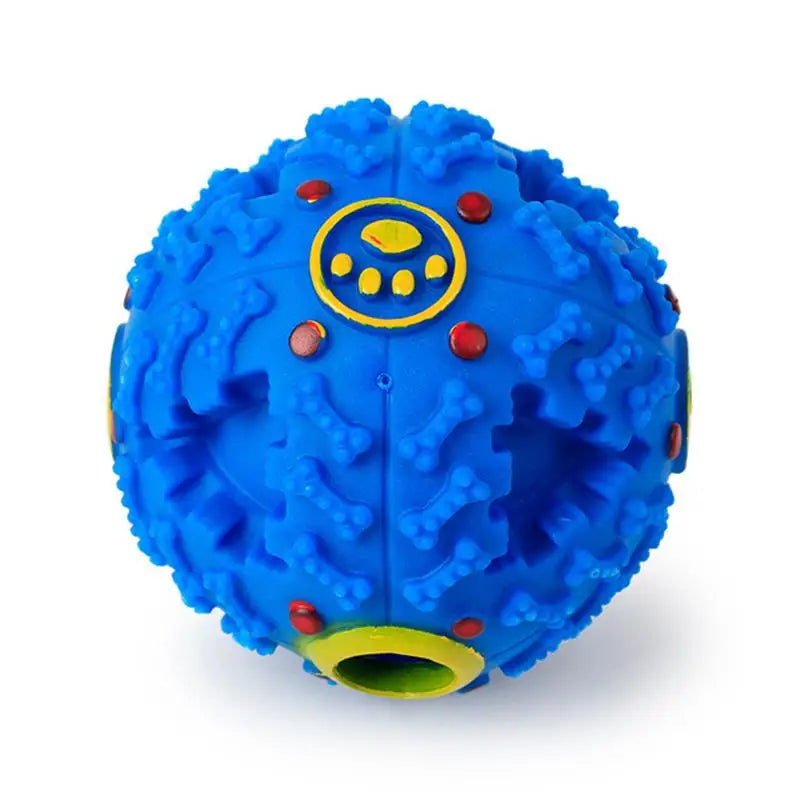 3 Color Squall Ball Pet Food Dropping Ball Pet Puzzle the Toy Dog Toy Sounding Toy Squeaky Ball round