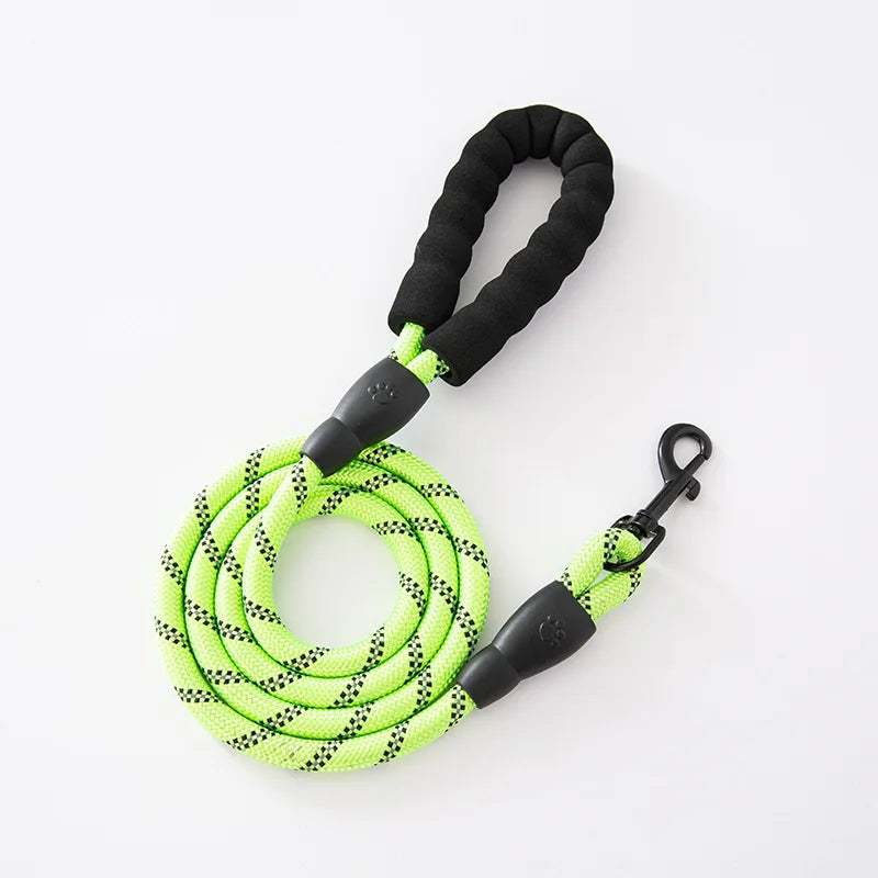 Reflective Dog Leash Strong Nylon Dog Leash For Large Medium Small Dog Leash Ropes Pet Accessories Golden Retriever Labradors